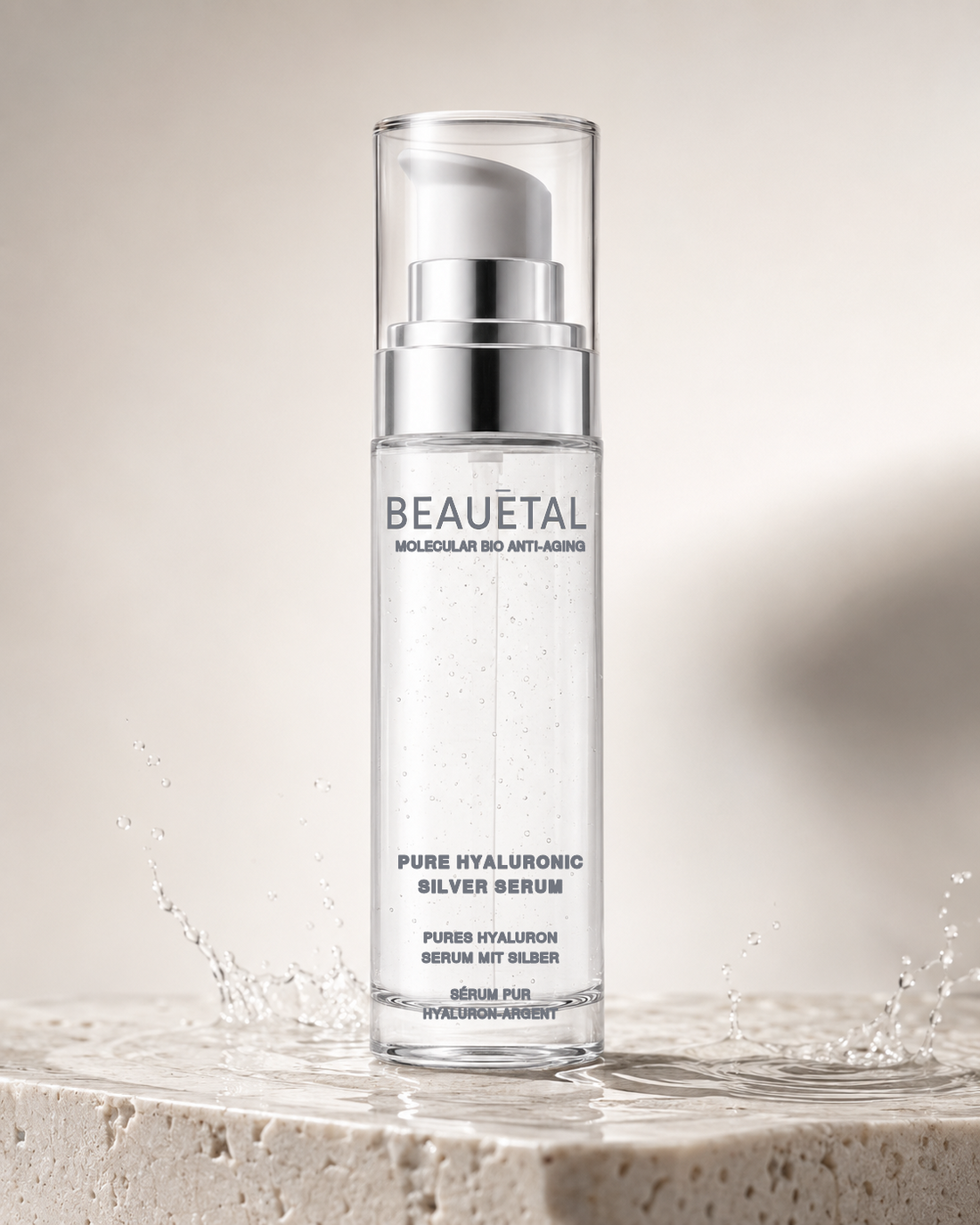 Sérum Tri-Hyaluronique Pur à l'Argent – Lifting et apaisement intensifs