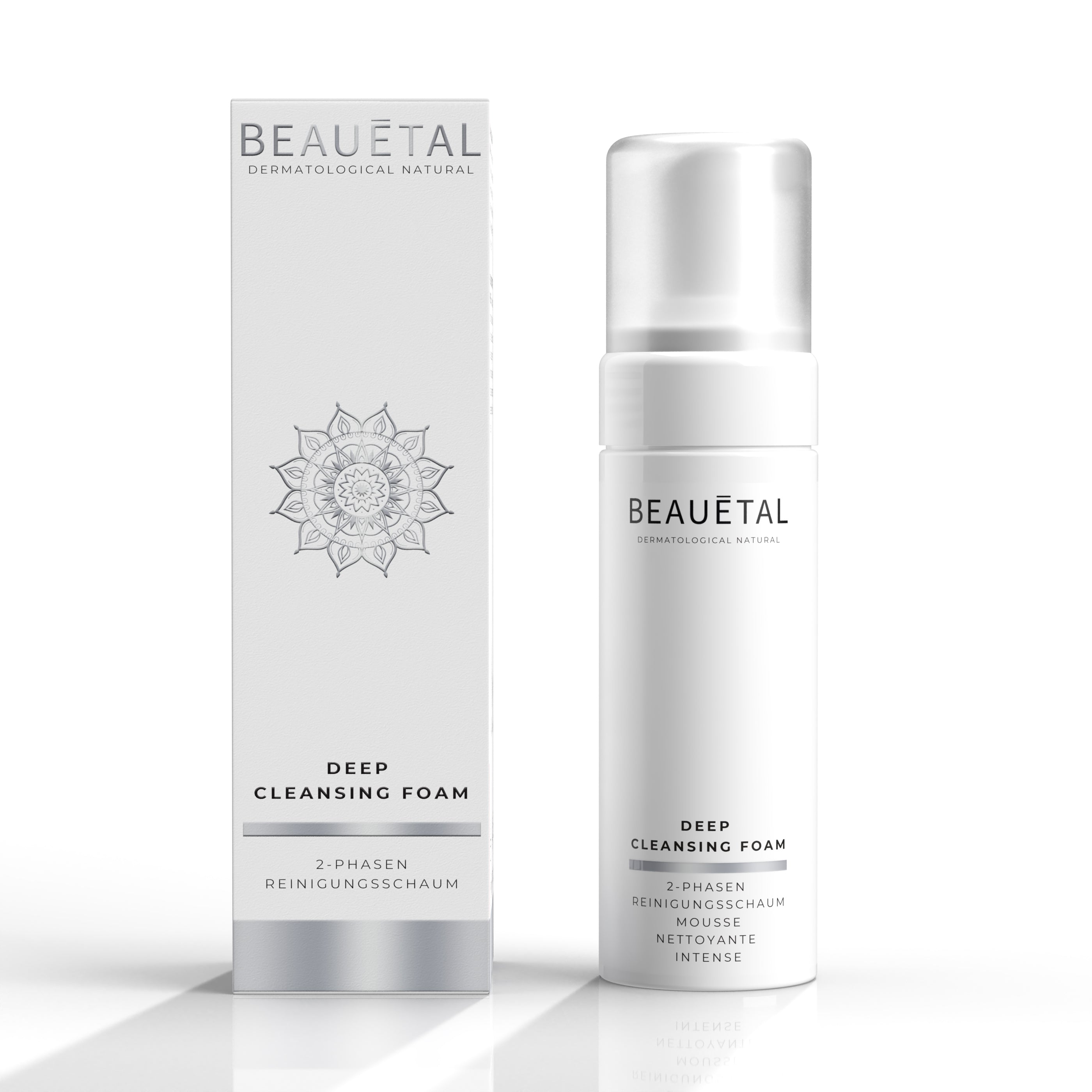 2 Phasen Bio Anti Aging Reinigungsschaum BEAUETAL molekular Hamamelis Aloe Vera hautneutral beruhigend nicht entfettend tiefen reinigend porentief Make-up Entferner