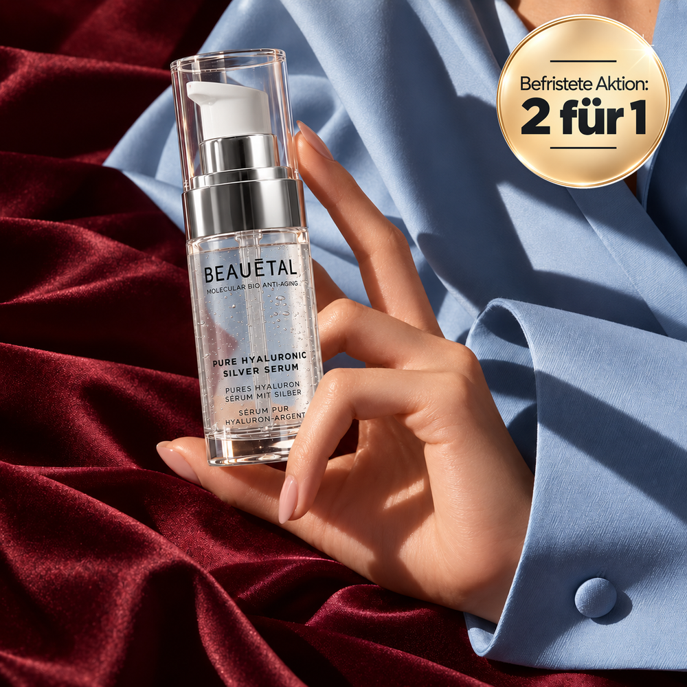 Befristete Aktion: 2 für 1 – Pures Hyaluron Serum mit Silber